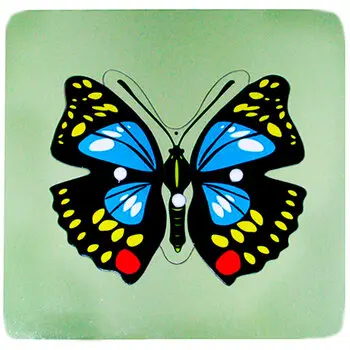 PUZZLE MADERA MARIPOSA 4 PZ
